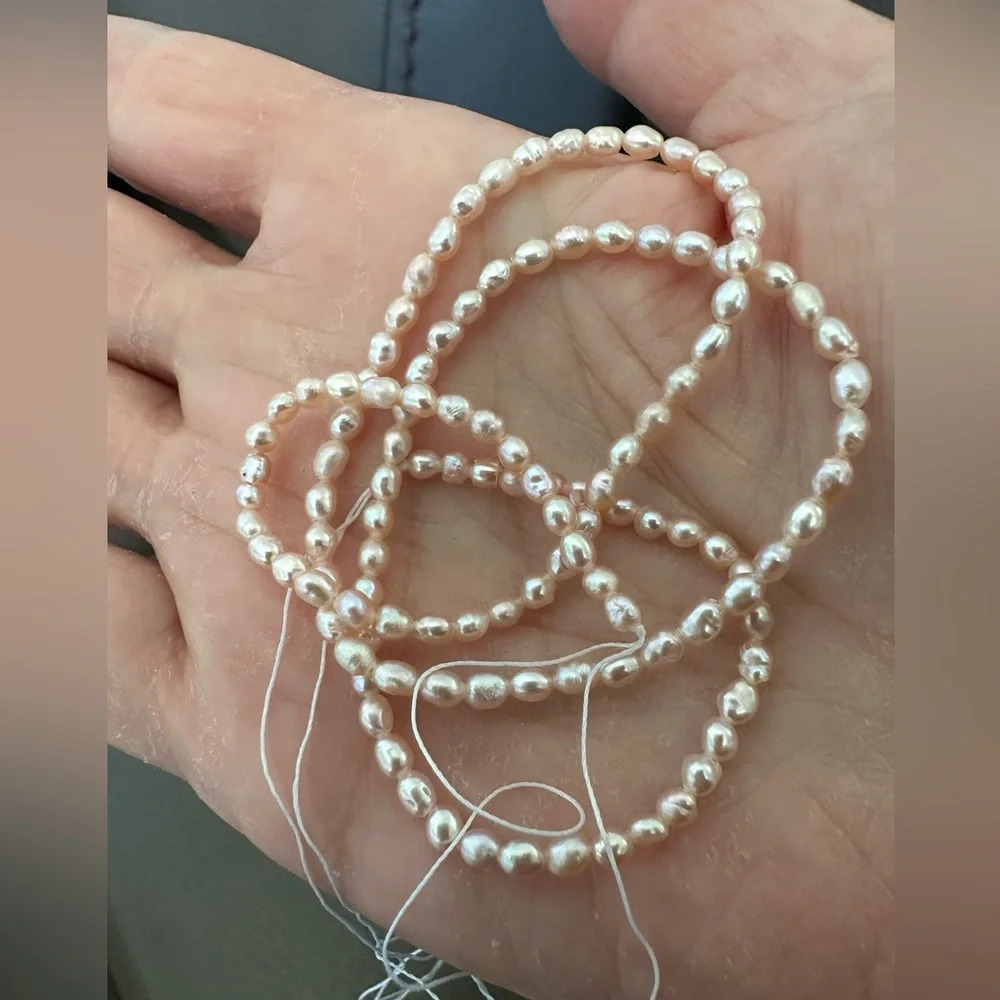 Teeny Besutiful Unstrung Pearls Jewelry Making